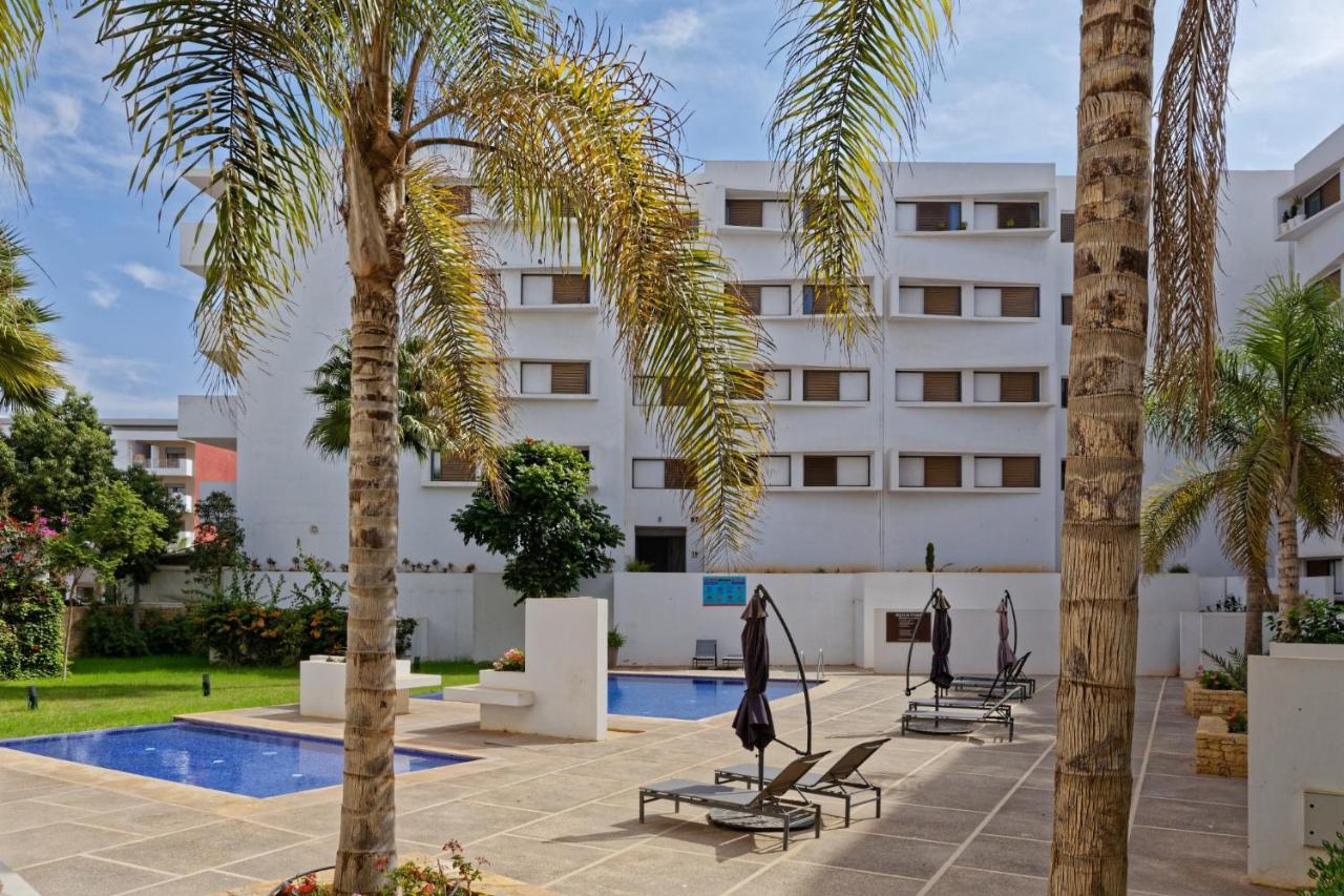 Luxury Apartment 100Sqm With Pool Near Beach Wifi Unlimited With Optical Fiber Agadir Exterior photo
