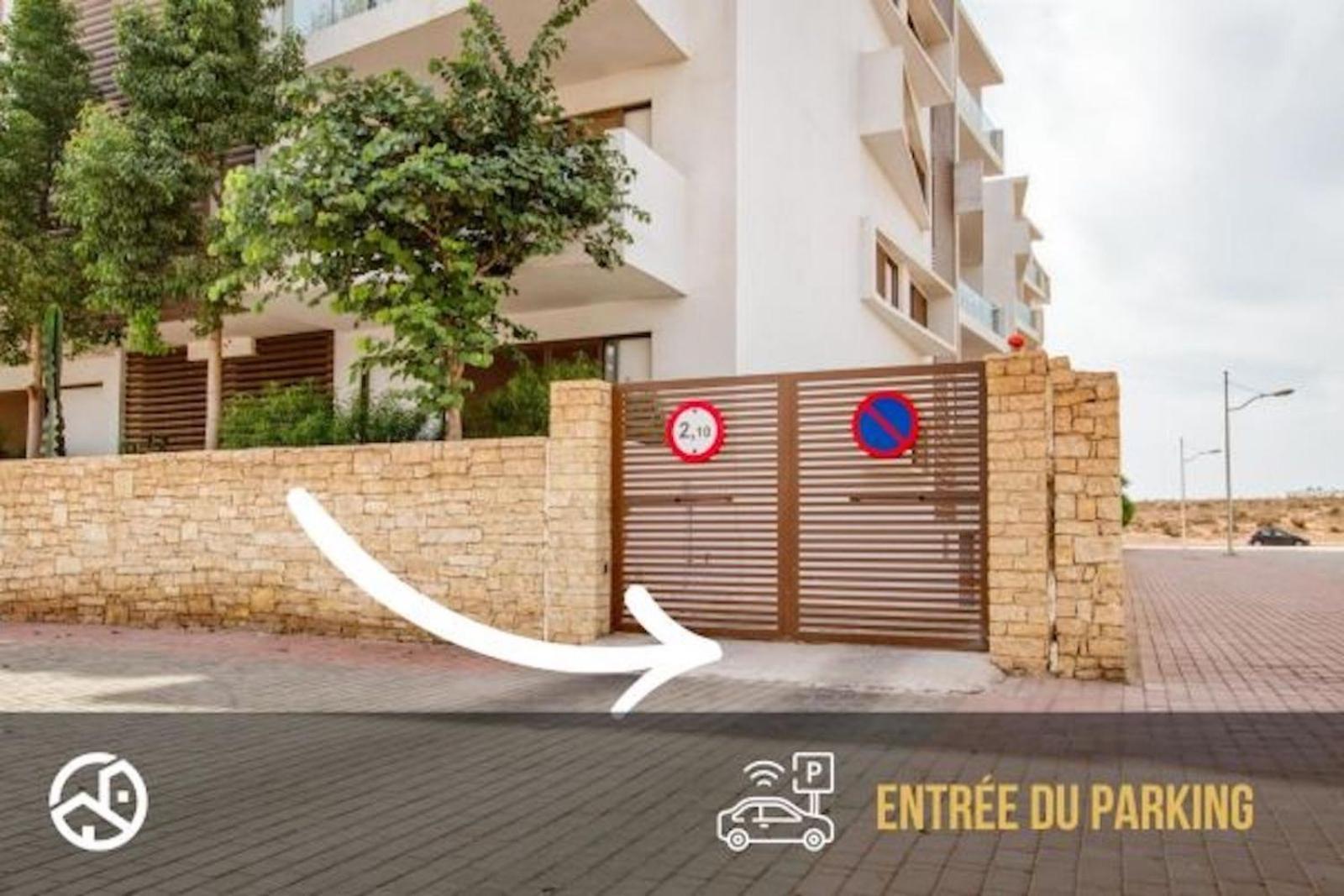 Luxury Apartment 100Sqm With Pool Near Beach Wifi Unlimited With Optical Fiber Agadir Exterior photo